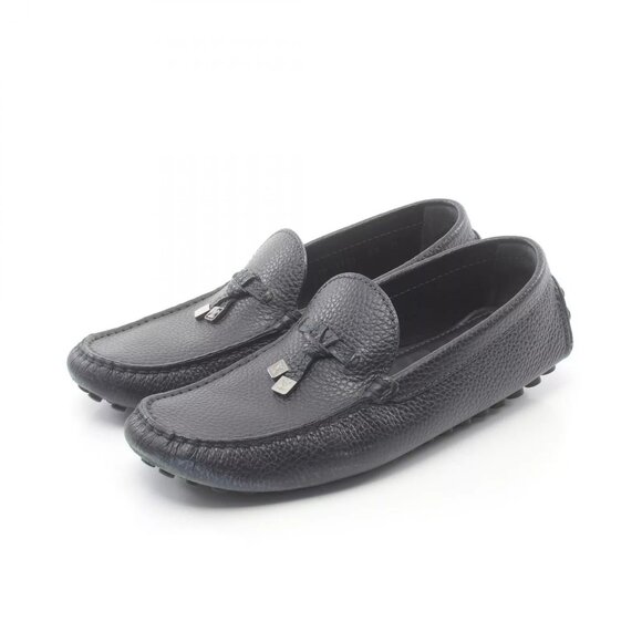 LOUIS VUITTON casual shoes leather Navy Used mens size - Picture 2 of 11